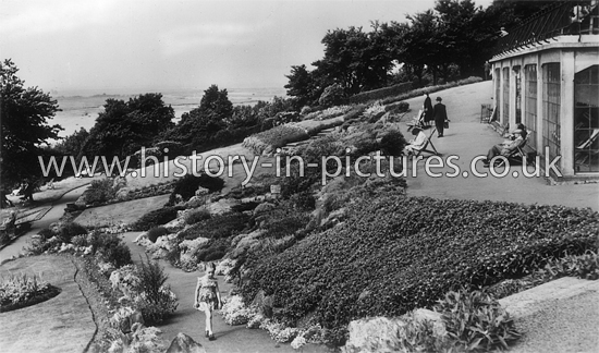 The Gardens below Cliff Parade, Leigh-On-Sea, Essex. c.1950's